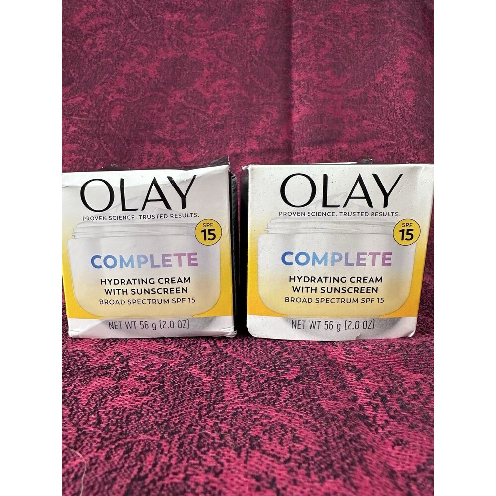 Olay Set Of 2 Complete Hydrating Cream With Sunscreen 15 Spf